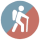 Blue and Red Trail icon